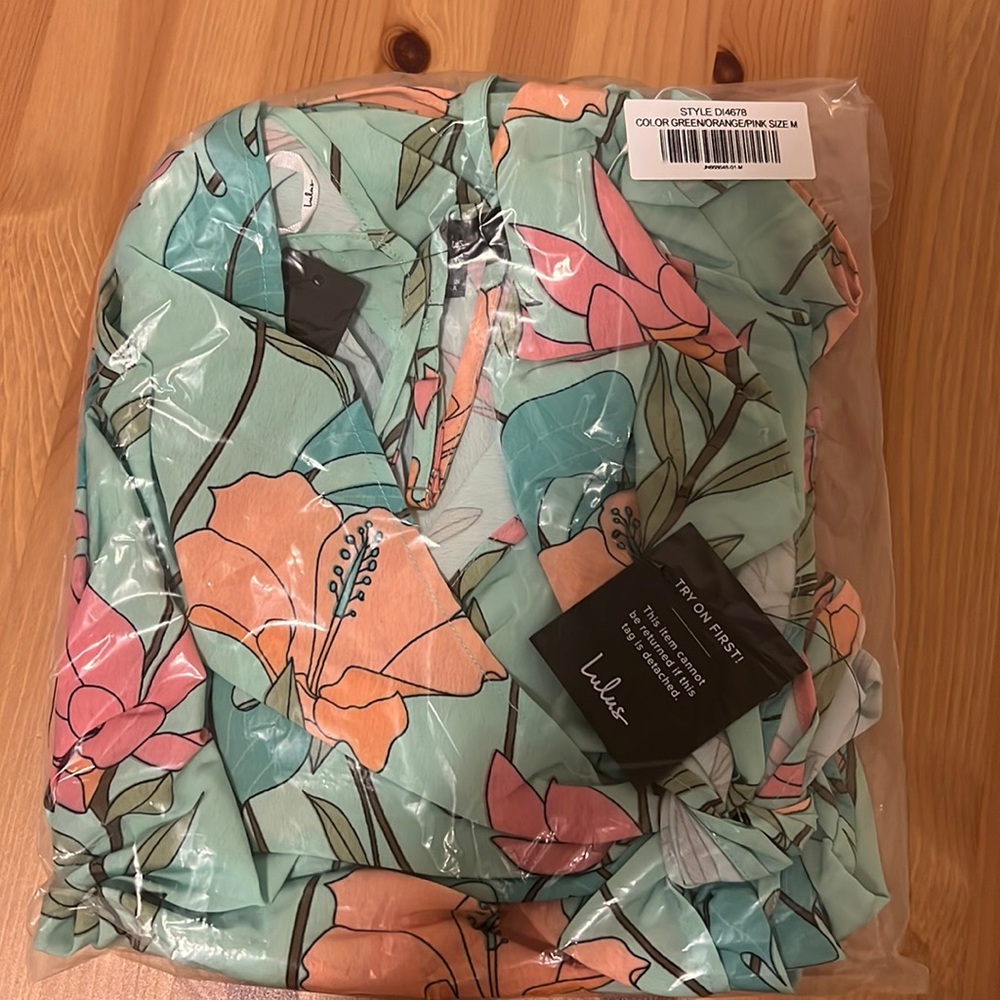 Floral Wrap Dress